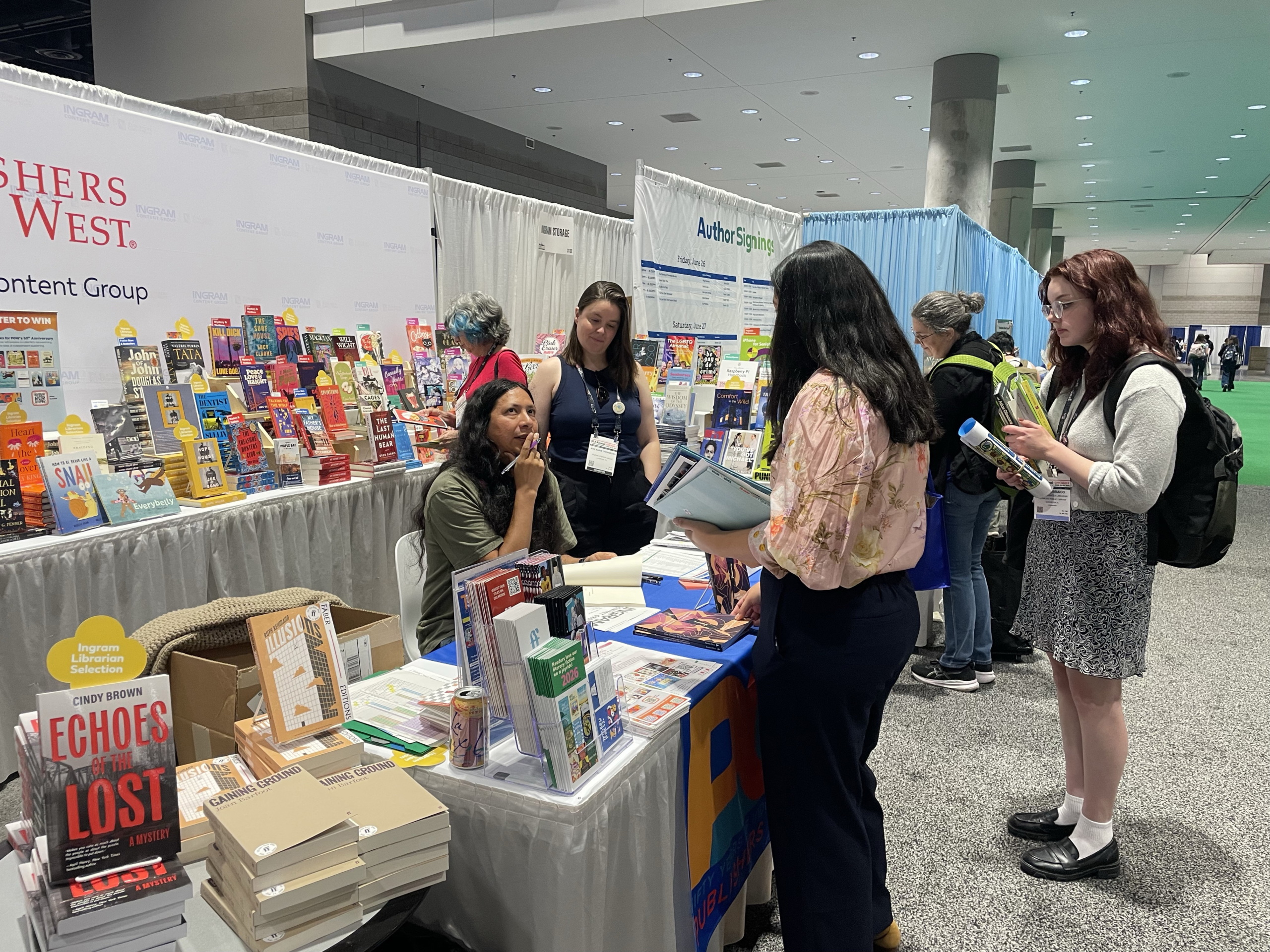 Misael Ocorio-Conde signing at the ALA Conference - Chicago, 2026